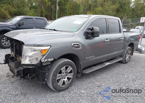2017 Nissan Titan Sv из США, поврежденный, VIN 1N6AA1E58HN544088